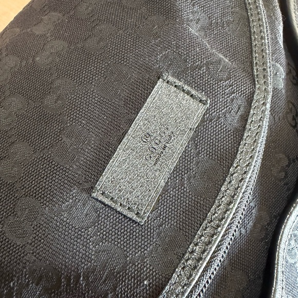 Gucci GG Black Monogram Diaper Bag with Shoulder Strap - Picture 9 of 13